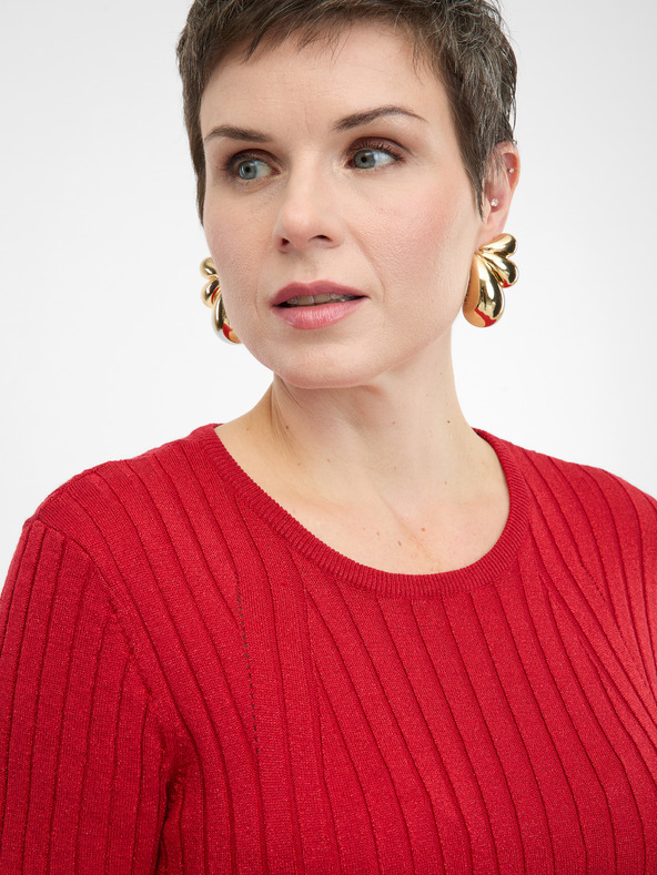 Orsay Rotes Damen-Midikleid ORSAY