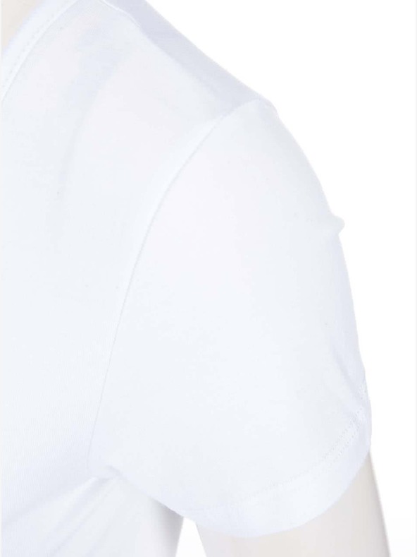 Vero Moda Weißes Basic-T-Shirt mit Rundhalsausschnitt VERO MODA Maxi My