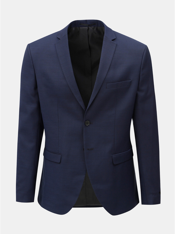 Jack & Jones Jack & Jones Laris dunkelblaue Anzugjacke aus Wollmischung