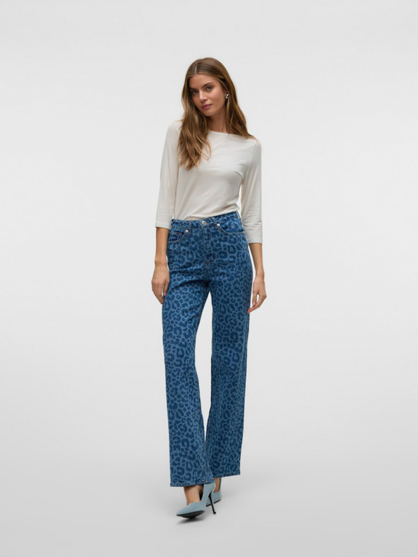AWARE by VERO MODA Weißes Damen-T-Shirt AWARE by VERO MODA Fiona