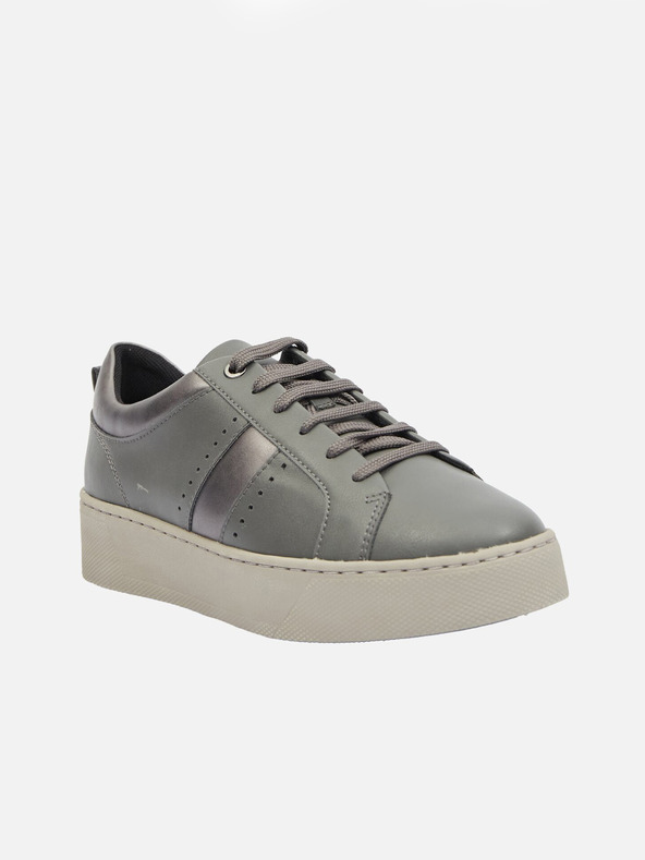 Geox Dunkelgrau Damen Geox Skyley Turnschuhe