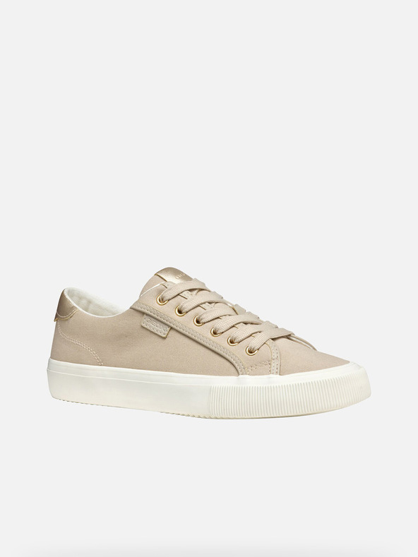 Geox Beige Damen Geox Emmeleny Turnschuhe