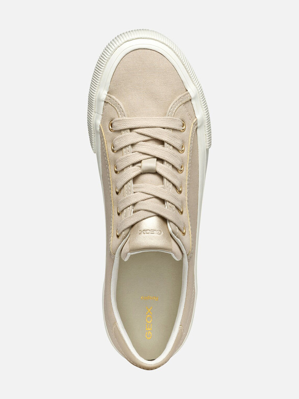 Geox Beige Damen Geox Emmeleny Turnschuhe