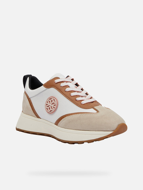 Geox Beige Damen Geox Amabel Turnschuhe