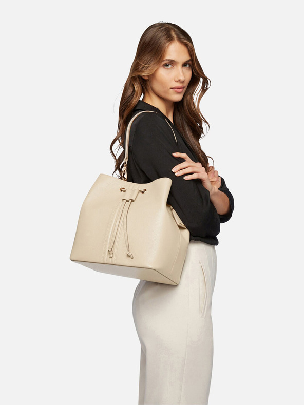 Geox Cremefarbene Damen Geox Andrenne Handtasche