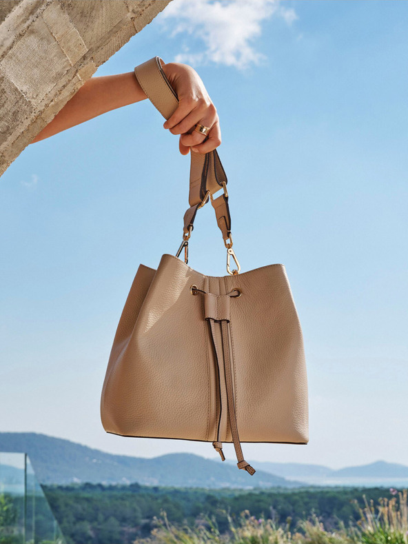 Geox Cremefarbene Damen Geox Andrenne Handtasche