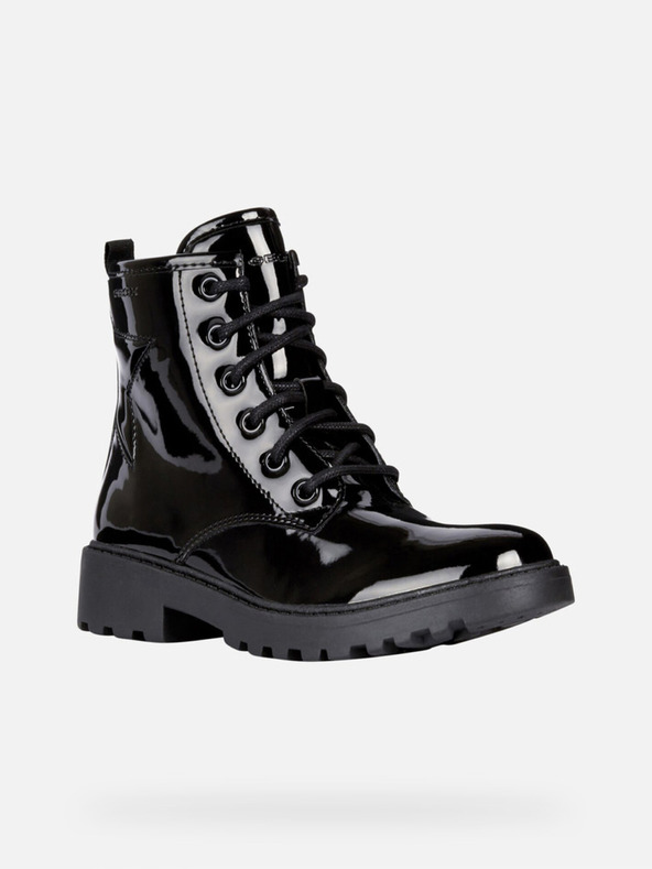 Geox Schwarze Mädchen Geox Casey Stiefelette