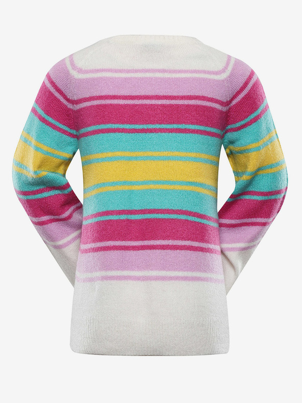 NAX Gestreifter Kinder-Pullover nax NAX NORDO beige