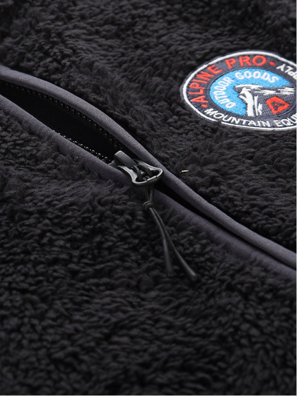 ALPINE PRO Schwarze Kinderweste ALPINE PRO OKARO