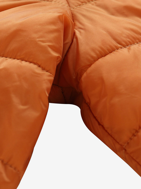 ALPINE PRO Braune Kinder-Wende-Winterjacke ALPINE PRO EROMO