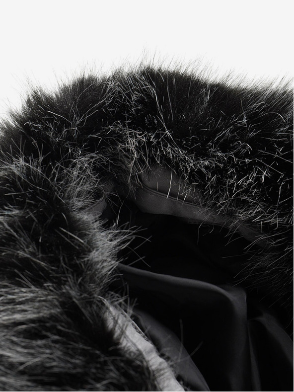 ALPINE PRO Graue Herren-Winterjacke ALPINE PRO LODER