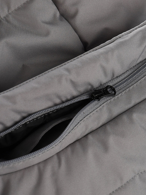 ALPINE PRO Graue Herren-Winterjacke ALPINE PRO LODER