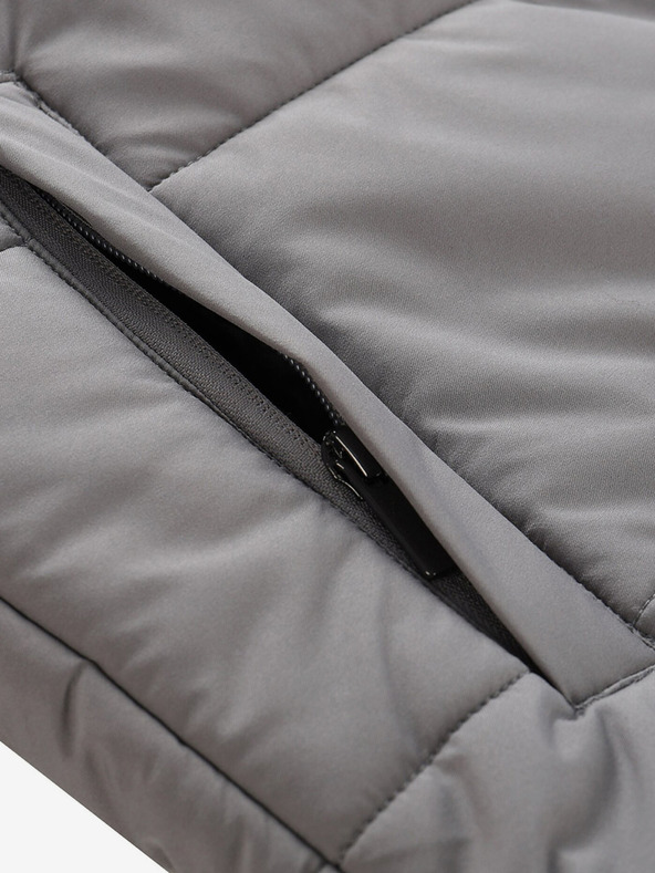 ALPINE PRO Graue Herren-Winterjacke ALPINE PRO LODER