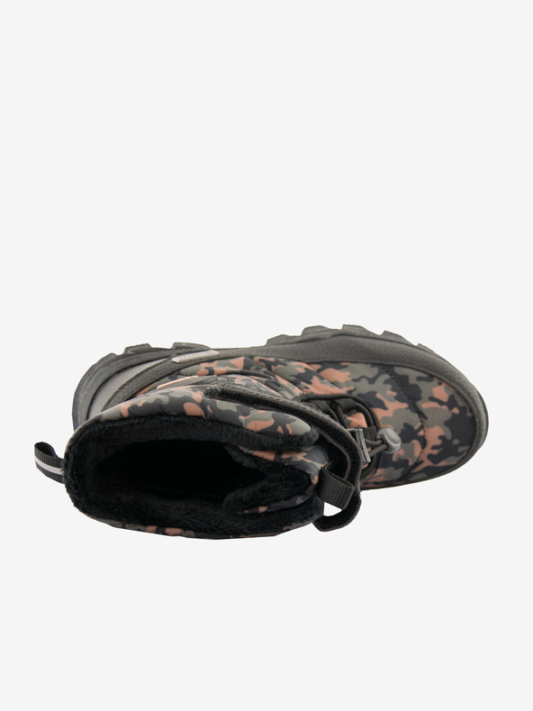 ALPINE PRO Schwarz gemusterte Kinder-Schneeschuhe Alpine Pro Lando