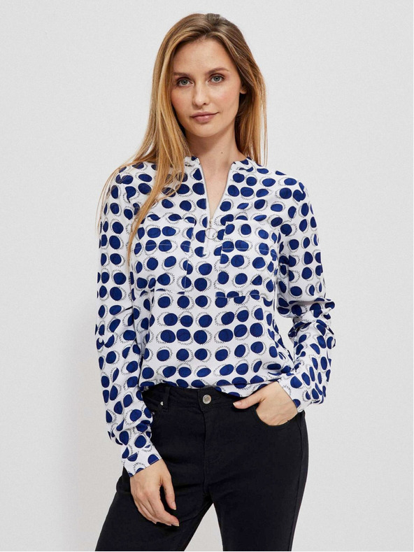 Moodo Gemusterte Bluse Moodo