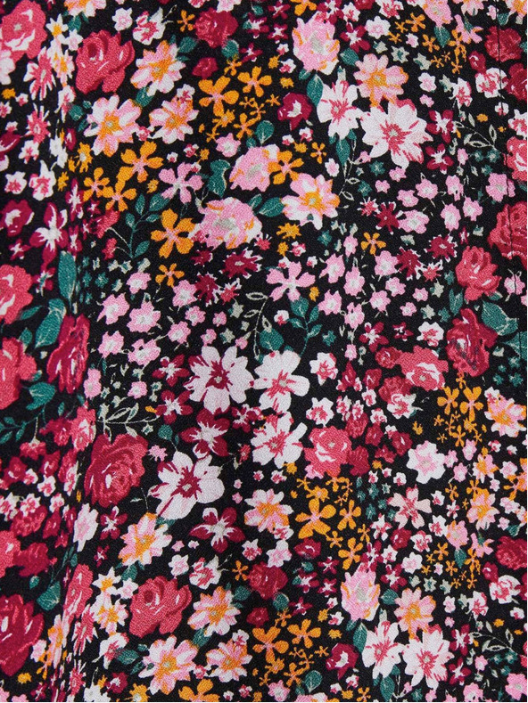 Moodo Rosa und schwarzes gemustertes Damenshirt Moodo