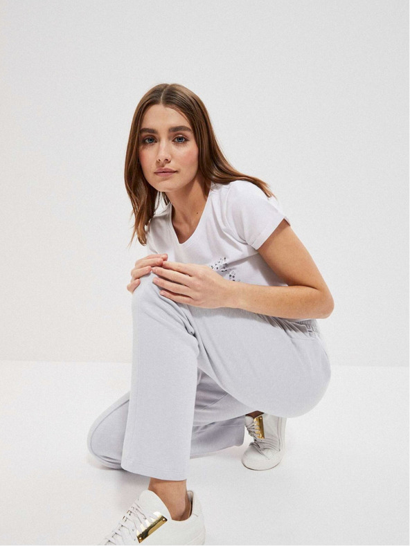 Moodo Graue Damen-Sweatpants Moodo