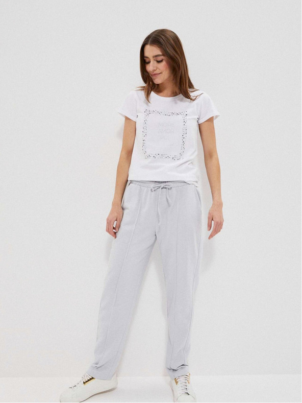 Moodo Graue Damen-Sweatpants Moodo