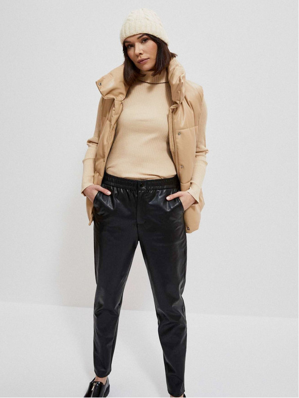 Moodo Moodo Beige Damen Steppweste