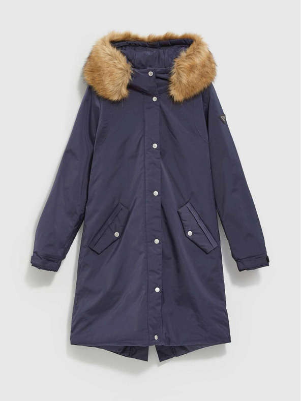 Moodo Dunkelblauer Damen-Parka Moodo