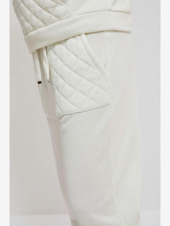 Moodo Weiße Damen-Sweatpants Moodo