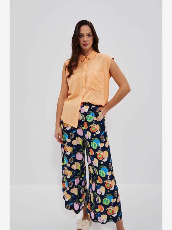 Moodo Orangefarbene Bluse Moodo