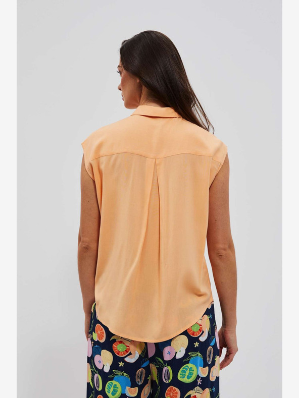Moodo Orangefarbene Bluse Moodo