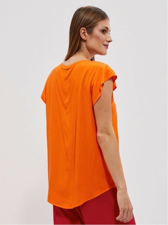 Moodo Orangefarbene Bluse Moodo