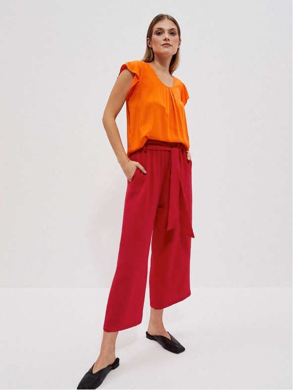 Moodo Orangefarbene Bluse Moodo