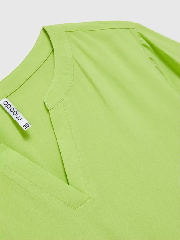 Moodo Hellgrünes Neckholder-Top Moodo
