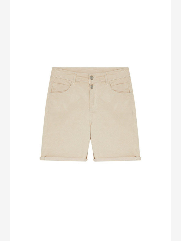 Moodo Beige Damen Shorts Moodo