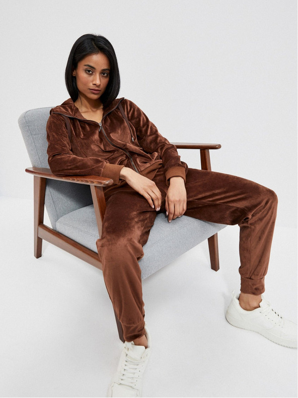 Moodo Braune Damen-Sweatpants von Moodo