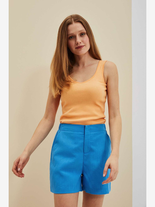 Moodo Moodo Orangefarbenes Tank-Top