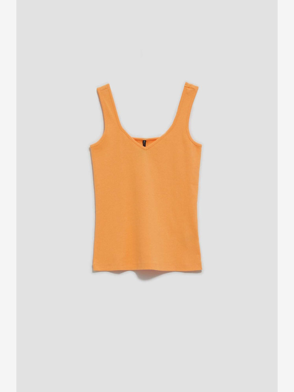 Moodo Moodo Orangefarbenes Tank-Top