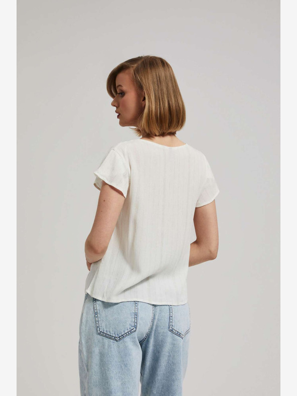 Moodo Weiße Bluse Moodo