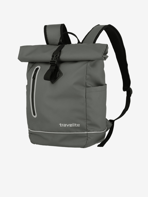 Travelite Grauer Travelite Basics Roll-up Flugzeugrucksack