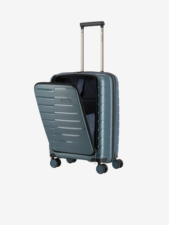 Travelite Blau Travelite Air Base 4w S Fronttasche Eisblau