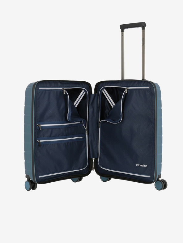 Travelite Blau Travelite Air Base 4w S Fronttasche Eisblau