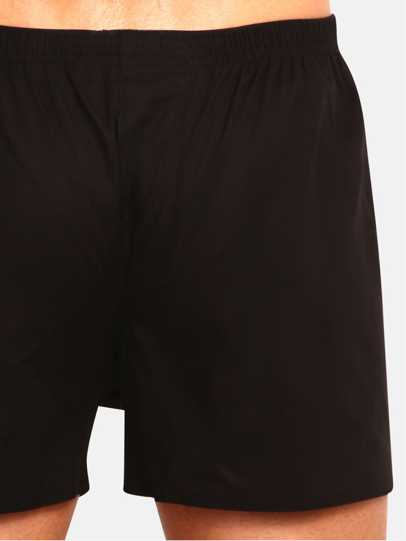 Nedeto Set aus drei Herrenshorts in schwarz Nedeto