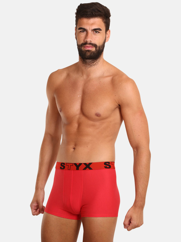 Styx Dreier-Set - Herren-Boxershorts Styx Sport elastisch mehrfarbig