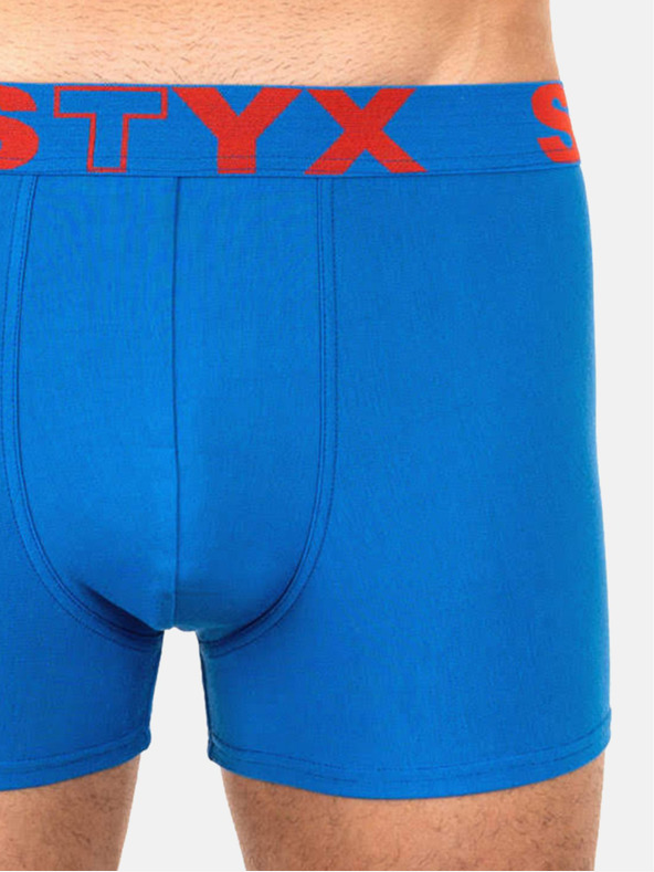Styx Dreier-Set - Herren-Boxershorts Styx Sport elastisch mehrfarbig