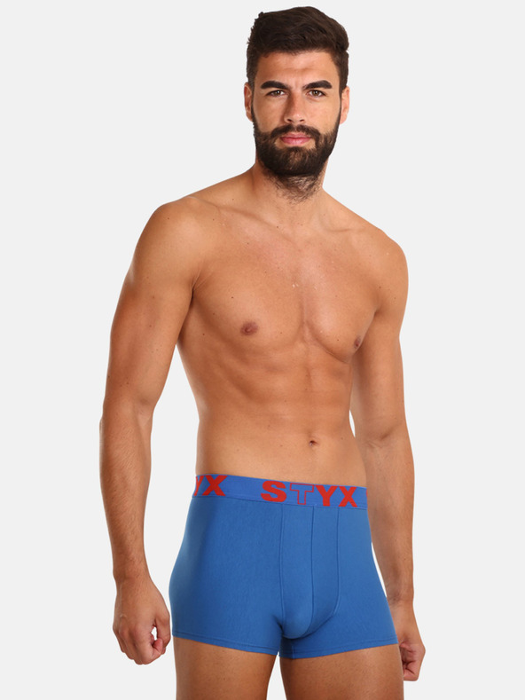 Styx Dreier-Set - Herren-Boxershorts Styx Sport elastisch mehrfarbig