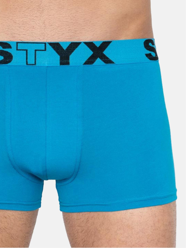 Styx Dreier-Set - Herren-Boxershorts Styx Sport elastisch mehrfarbig