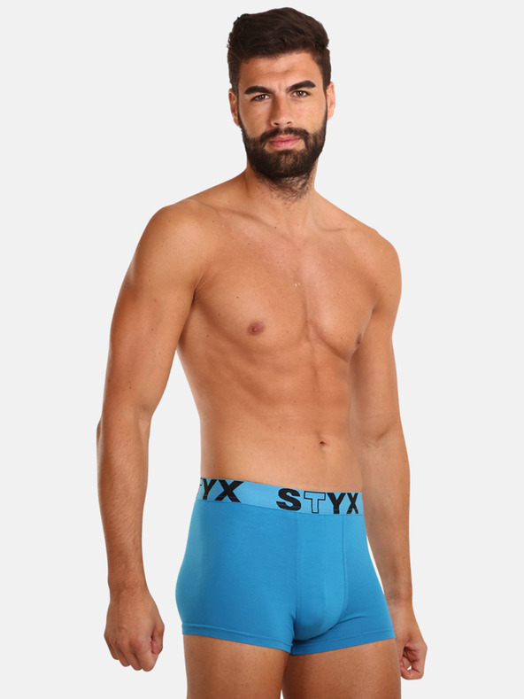 Styx Dreier-Set - Herren-Boxershorts Styx Sport elastisch mehrfarbig