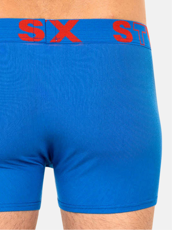 Styx Dreierpack Styx Boxershorts für Männer in Blau und Weiß