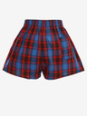 Styx Blau-rot karierte Shorts für Jungen Styx