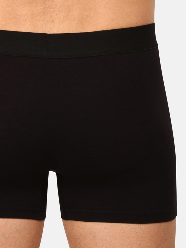 Nedeto Dreier-Set Herren-Boxershorts in Grau, Schwarz und Weiß Nedeto