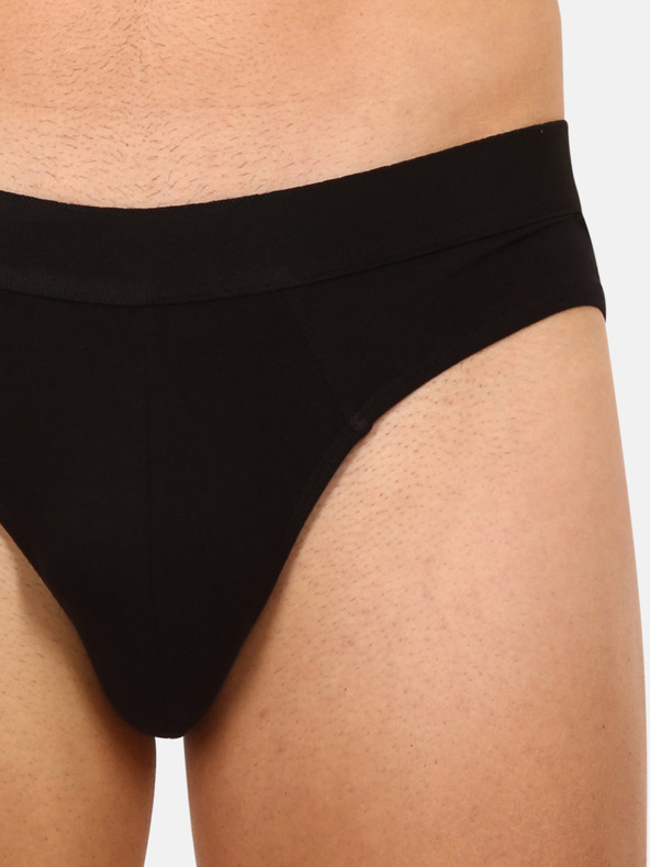 Nedeto Zehner-Slip für Herren in Schwarz Nedeto