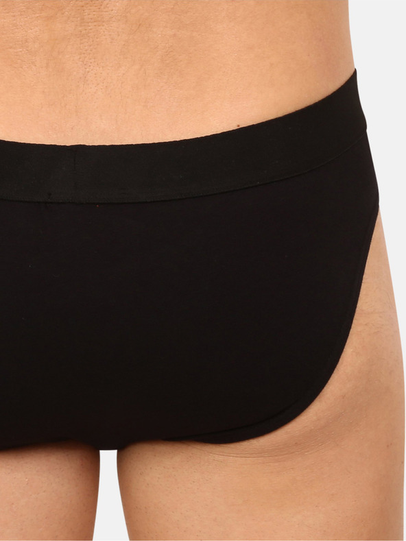 Nedeto Zehner-Slip für Herren in Schwarz Nedeto