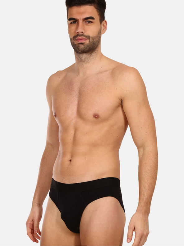Nedeto Zehner-Slip für Herren in Schwarz Nedeto